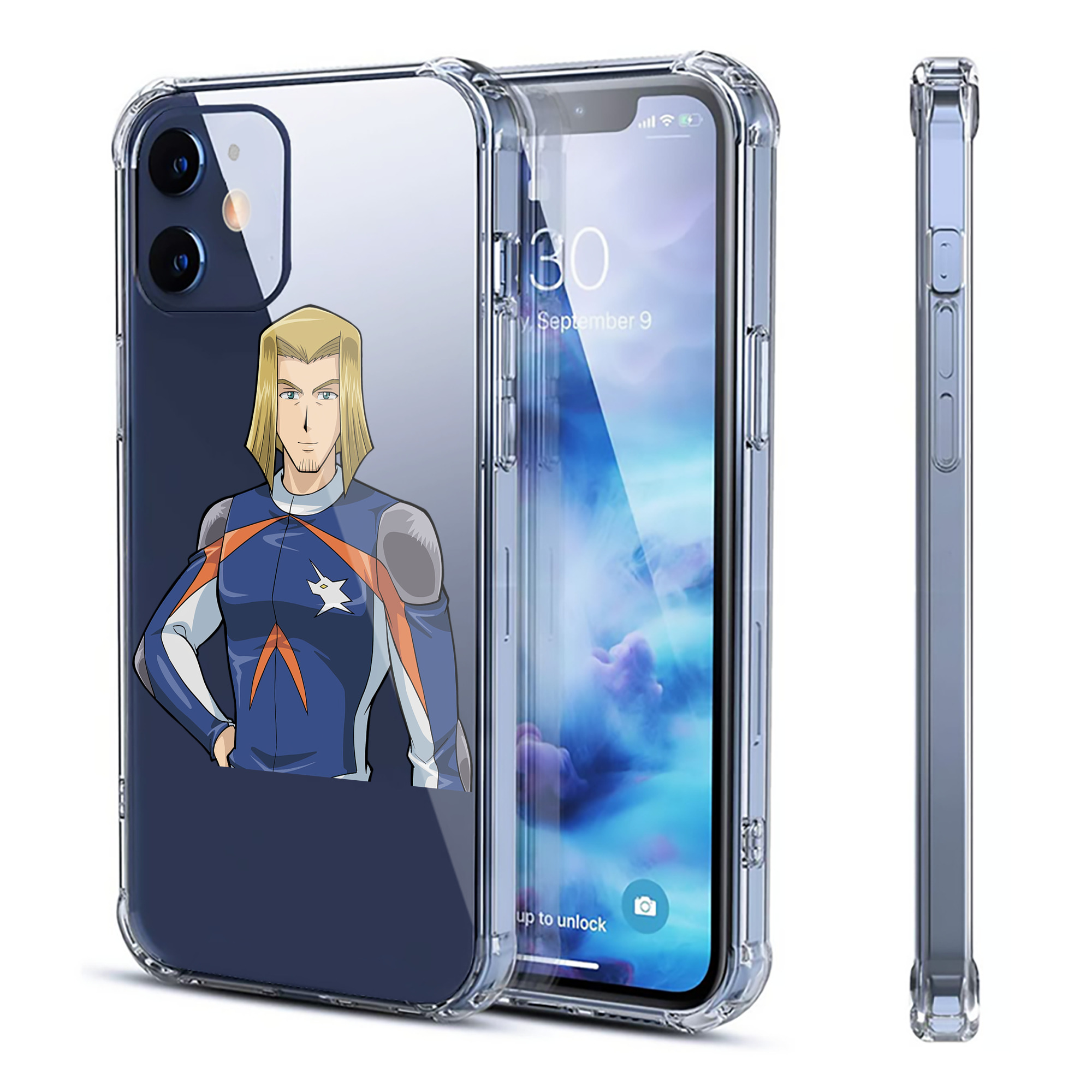 （画像用） 遊☆戯☆王 Yu-Gi-Oh! 【iPhone 12シリーズ対応】透明スマホケース（クリアソフトケース）